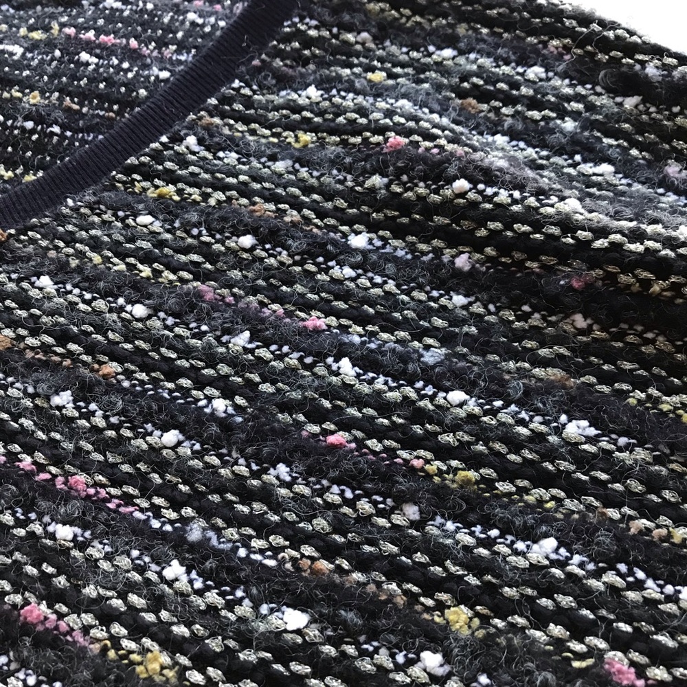 Sanctuary Marled V Neck  Knit Sweater - Picture 3 of 5